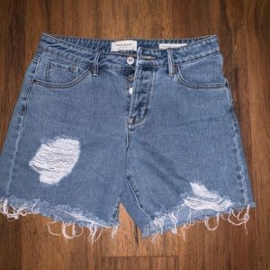 Denim shorts